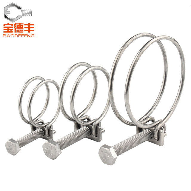 304 stainless steel throat clamp/clutch clamp tightening clamp