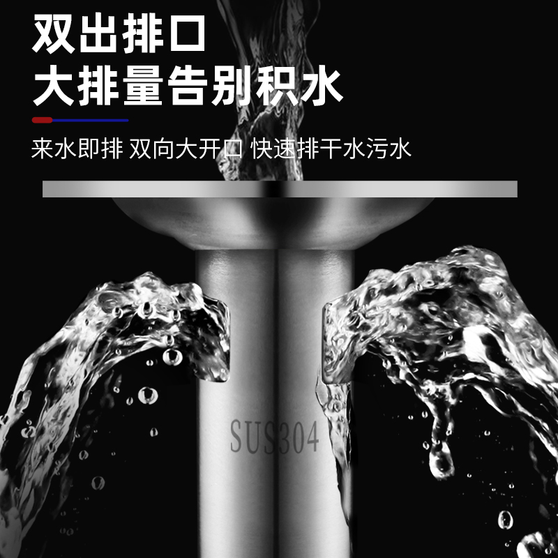 防臭地漏器卫生间下水道封口盖防臭神器防虫盖不锈钢防反味内芯 - 图2