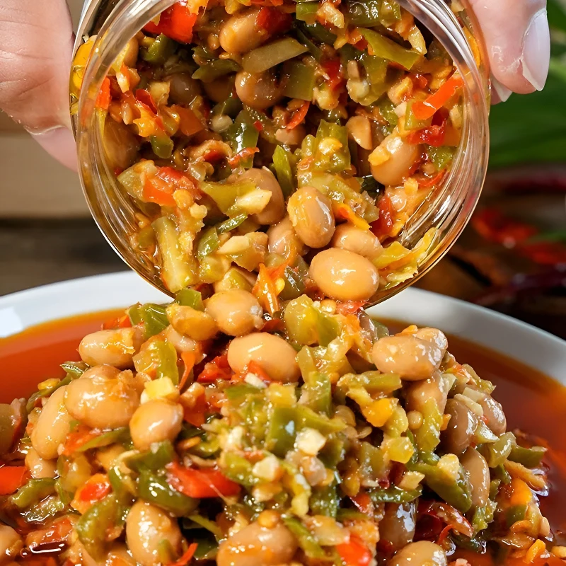 香香辣辣青椒豆豉酱腊八豆香辣软糯开盖即食下饭菜家用炒菜拌饭,淘宝优惠券,粉丝福利购,淘宝优惠卷