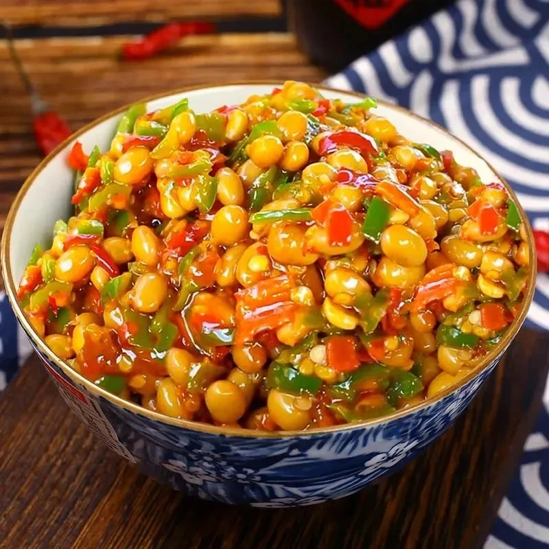 香香辣辣青椒豆豉酱腊八豆香辣软糯开盖即食下饭菜家用炒菜拌饭,淘宝优惠券,粉丝福利购,淘宝优惠卷