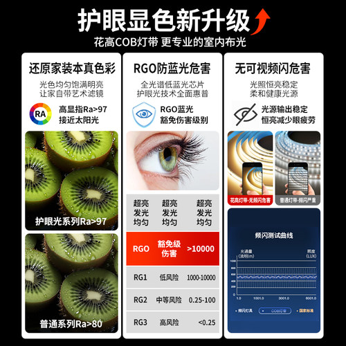 悬浮吊顶反光灯槽型材线形灯带预埋洗墙灯槽嵌入式天花回光灯槽条 - 图3