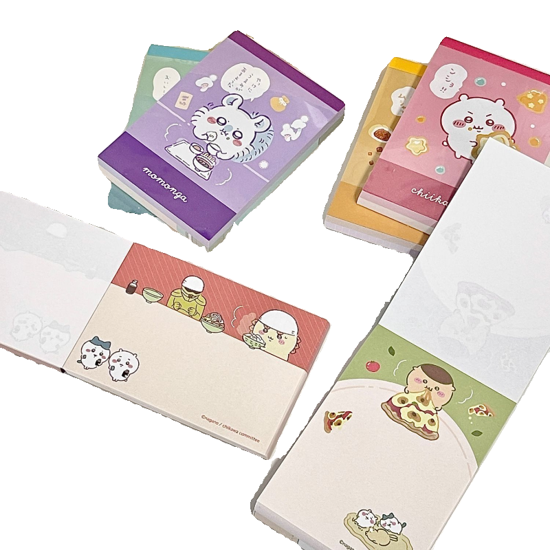 小红书同款迷你便签Chiikawa卡通彩页吉伊卡哇小八可爱可撕本手账,淘宝优惠券,粉丝福利购,淘宝优惠卷