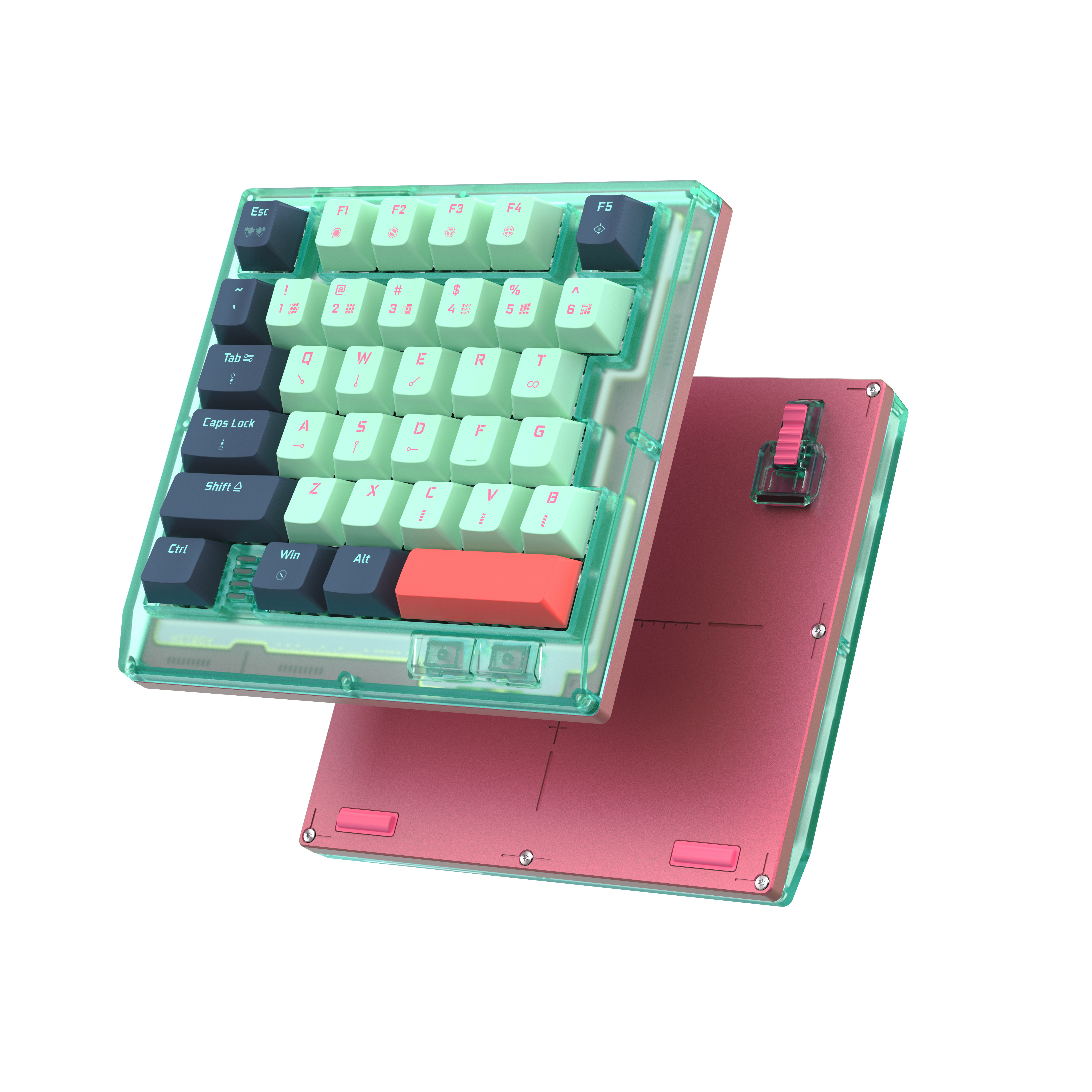 狼派Hitboy磁轴键盘HK35单手键盘霍尔指虎分体影魔平替,淘宝优惠券,粉丝福利购,淘宝优惠卷