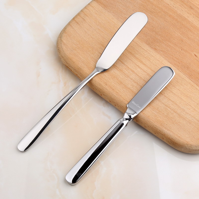 lediar不锈钢奶油刀牛油刀奶酪芝士刀涂抹刀家用面包抹酱刀果酱刀 - 图0