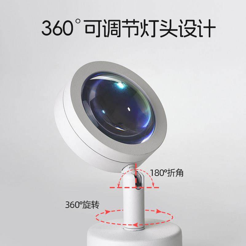 明装日不落射灯客厅过道玄关画背景墙夕阳红落日氛围灯嵌入式家用,淘宝优惠券,粉丝福利购,淘宝优惠卷