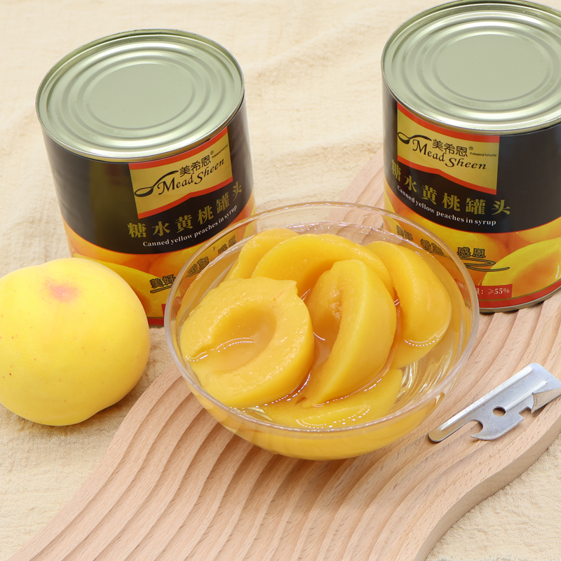美希恩糖水黄桃罐头820g商用烘培餐饮披萨蛋糕店自助餐专用,淘宝优惠券,粉丝福利购,淘宝优惠卷