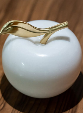 石夫人天然汉白玉摆件轻奢玄关