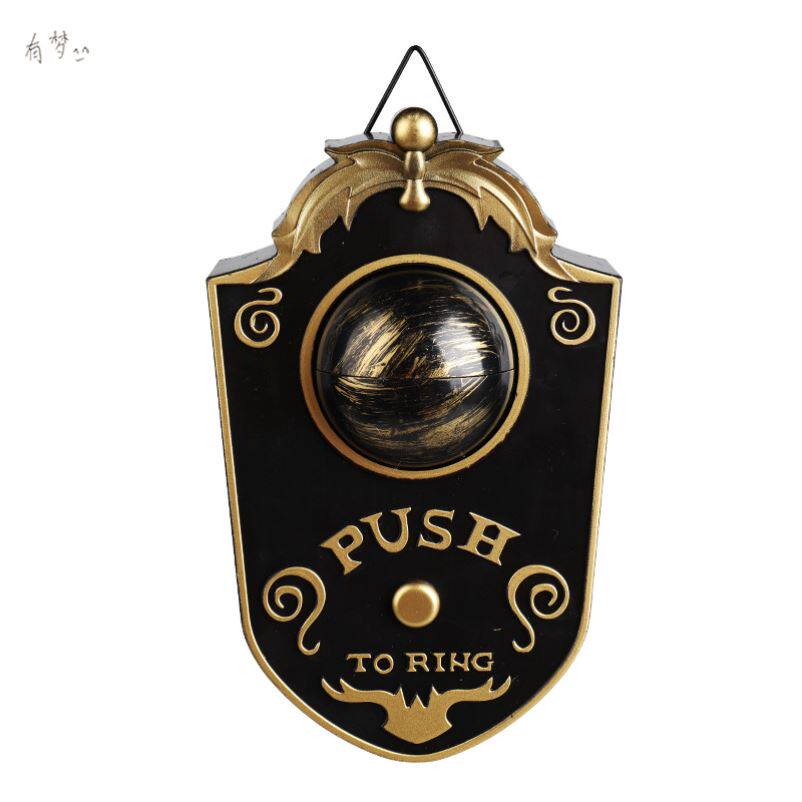 万圣节发声独眼门铃装饰发光眼珠恐怖会眨眼睛的门铃整蛊眨眼门铃