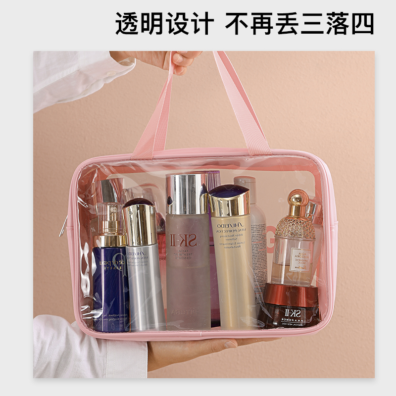 化妆包女便携2021新款高级旅行大容量防水化妆品收纳盒袋箱洗漱包