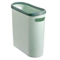 Clip Stitch Trash Can Super Narrow 10cm Narrow Slit Small Cat Shit Rectangular Makeup Room Ultra Narrow 13cm Toilet 12cm Backlash