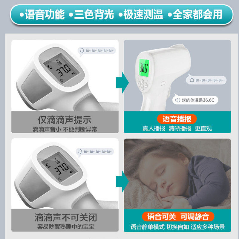 额温枪体温枪医专用精准家用温度计 意龙居家日用体温计类