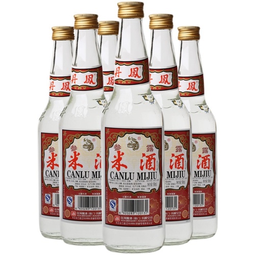 厦门丹凤参露米酒30度500ml姜母鸭米香高粱白酒6瓶调料酒蒸鸡用酒