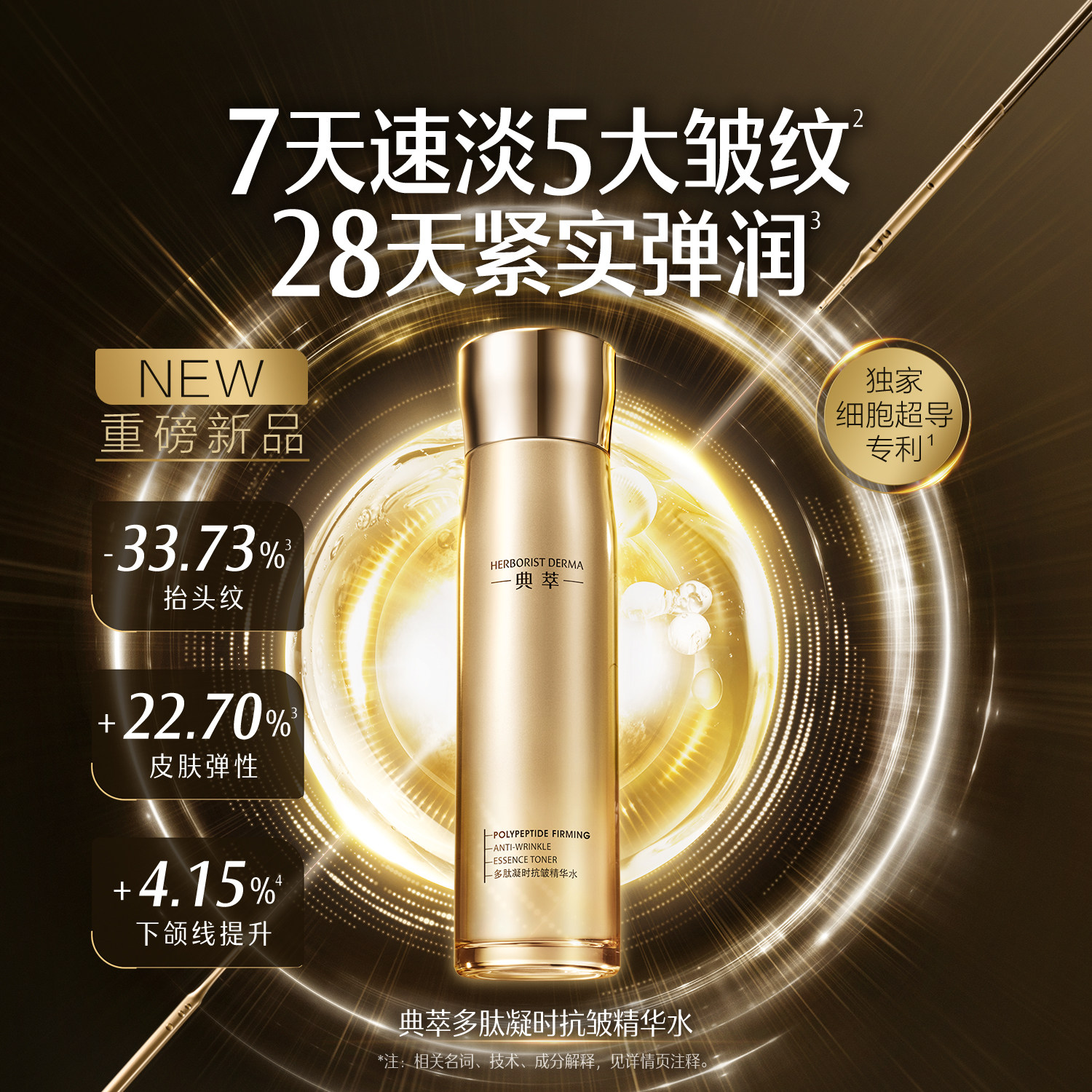 【618立即抢购】 佰草集典萃多肽凝时精华水150ml保湿补水爽肤水