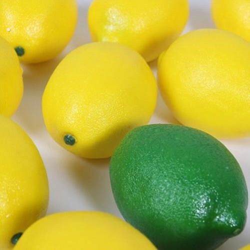 新款摄影拍照道具仿真水果黄柠檬儿童情侣写真小清新橙子装饰摆件 - 图2