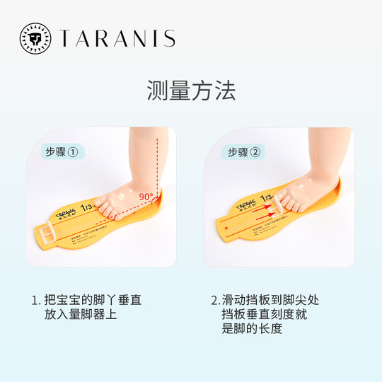 Terranis Foot Length Inner Length Accurate Measurement Ruler