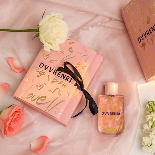 诗芒粉色少女玫瑰小众清新怦然心动香水礼盒伴手礼官方正品送女友 - 图1