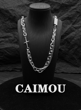 美式项链CAIMOU钛钢材质钛钢