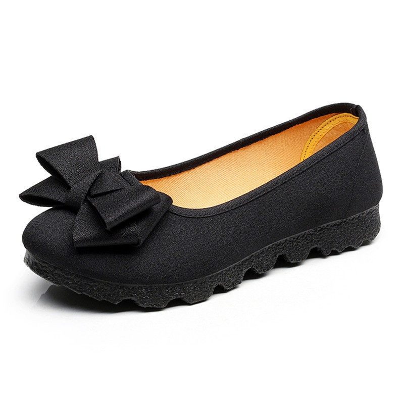 新款老北京布鞋女鞋单鞋黑色工作鞋豆豆鞋平底鞋懒人鞋一脚蹬,淘宝优惠券,粉丝福利购,淘宝优惠卷