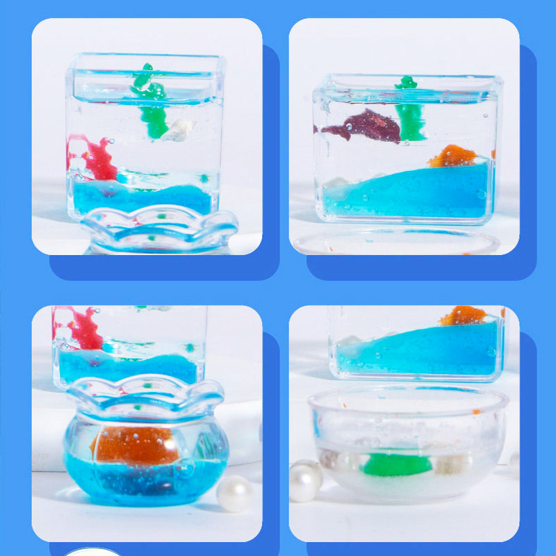 迷你水族馆儿童创意手工制作diy材料包微缩造景仿真过家家玩具礼,淘宝优惠券,粉丝福利购,淘宝优惠卷