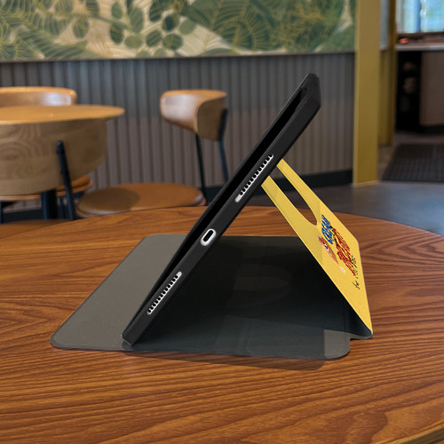 【720旋转x新品露标款】创意英文适用于ipadpro保护壳苹果2022新款air5/4/3可旋转2018亚克力平板套19/18全包 - 图2