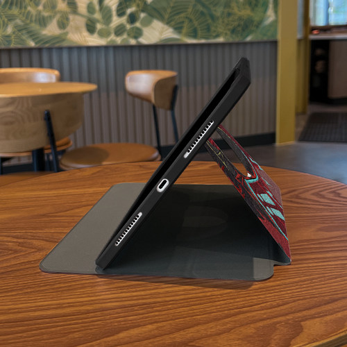 【720旋转x新品露标款】适用于ipad平板保护套超级女侠2022新款air6亚克力pro11三折10.9全包2018第十代苹果 - 图2