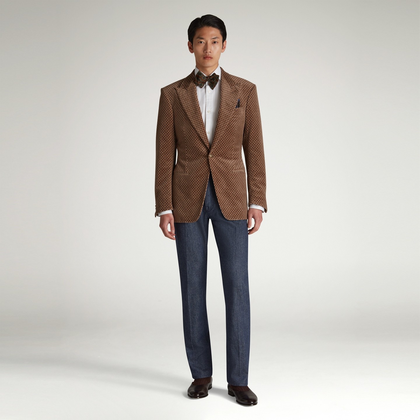 2025秋冬dunhill登喜路男士羊毛棉质牛仔布五口袋长裤,淘宝优惠券,粉丝福利购,淘宝优惠卷