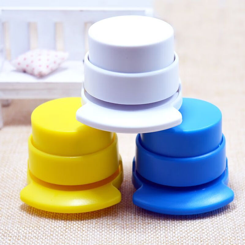 无痕订书机无针款钉书器不伤纸学生用高颜值试卷夹推书夹文具无 - 图0