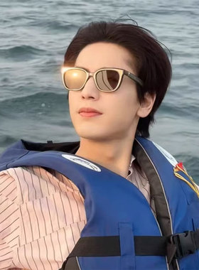 时尚方形轻奢风太阳镜男防紫外线