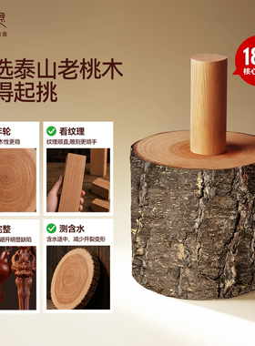 天然桃木睚眦剑葫芦木雕钥匙扣