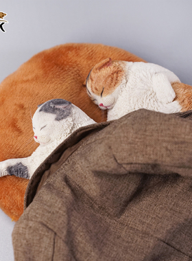 JXK16嗜睡猫模型可爱系萌