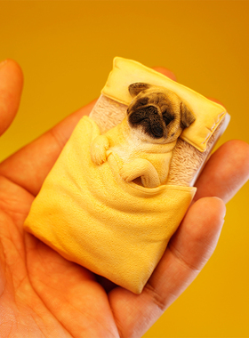 JXK树脂冰箱贴可爱单身狗表情包