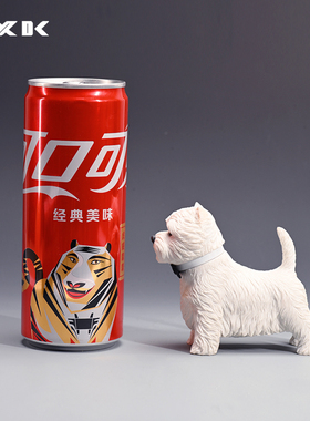 JXK1/6西高地白梗犬模型