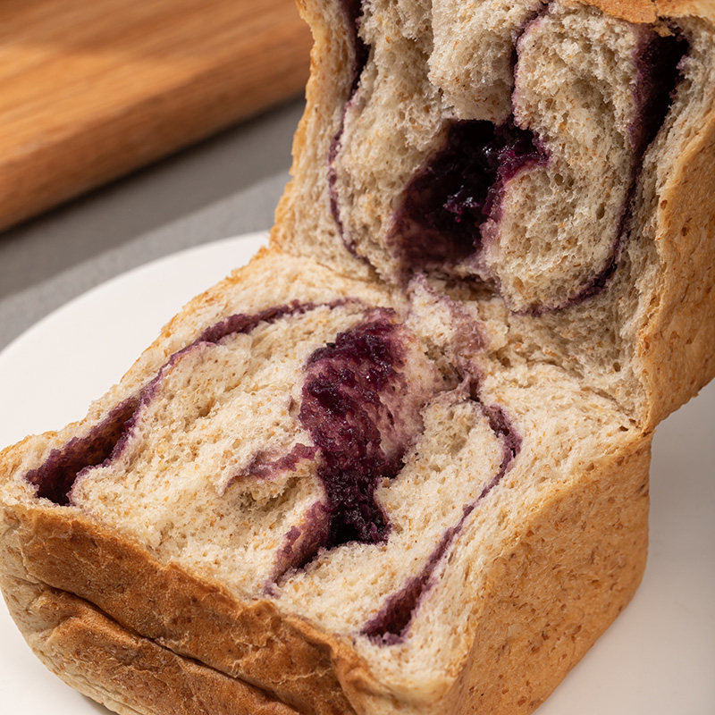 悦时光魔方吐司面包网红爆款全麦 橙子的悦时光吐司面包