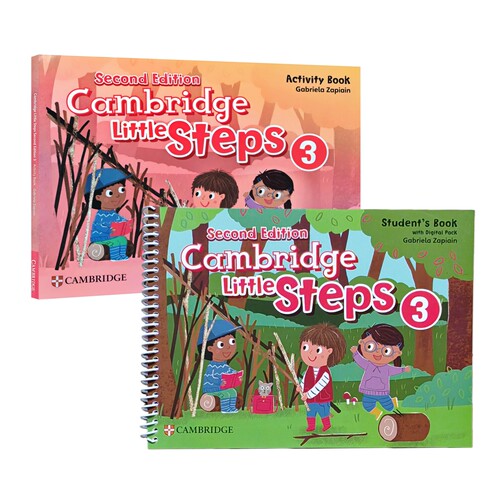 剑桥学龄前英语启蒙教材第二版 Cambridge Little Steps Level 1/2/3 Student's Book with Digital Pack学生书练习册拼读书数字书 - 图2