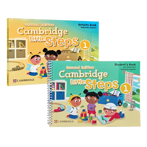 剑桥学龄前英语启蒙教材第二版 Cambridge Little Steps Level 1/2/3 Student's Book with Digital Pack学生书练习册拼读书数字书 - 图0