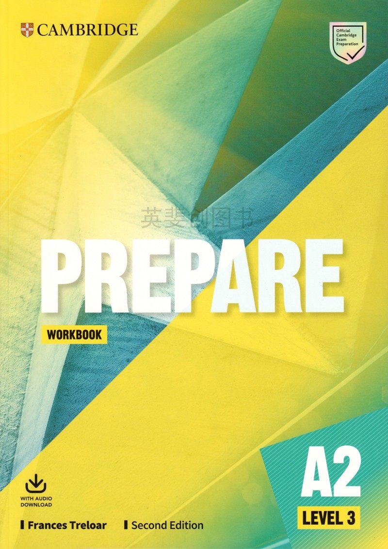 prepare教材现货进口原版剑桥英语教材新版第二版 Prepare Level 3 学生书练习册音频下载码 A2 剑桥通用5级MSE认证KET考试3月教材