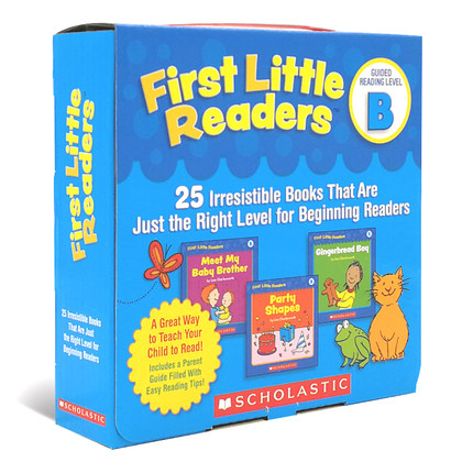 现货 英文原版  Scholastic First Little Readers  Level ABCDEFGH 学乐小读者8盒164册赠家长阅读指导/First Little Comics - 图1