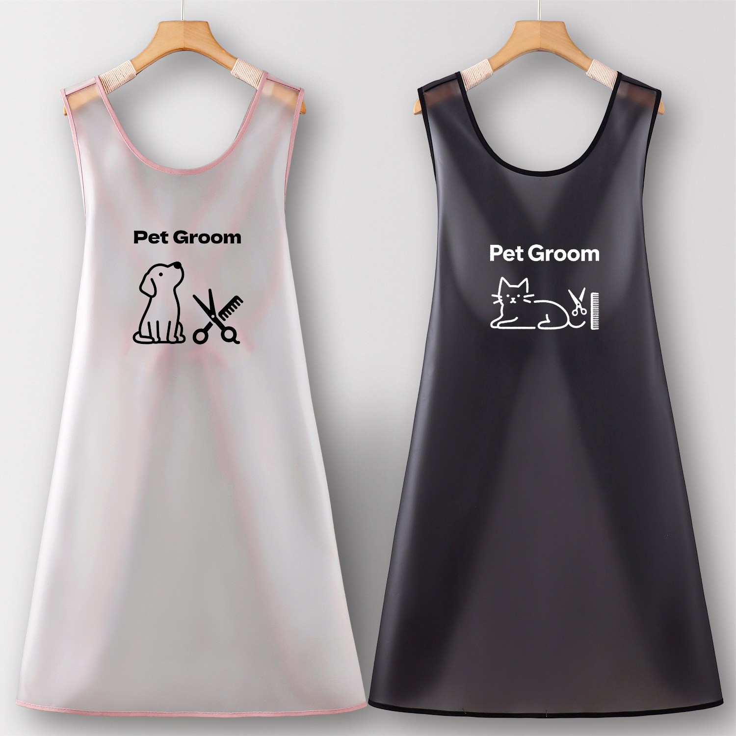 透气防水防毛免洗宠物洗澡撸猫服餐厅男工作服护衣美容服围裙定制,淘宝优惠券,粉丝福利购,淘宝优惠卷