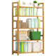 Nanzhu storage rack simple floor-standing bedside multi-layer solid wood