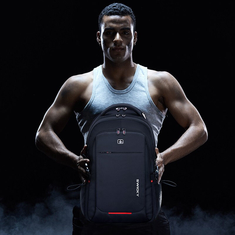 swicky新款男商务瑞士军士刀电脑包 swicky双肩背包