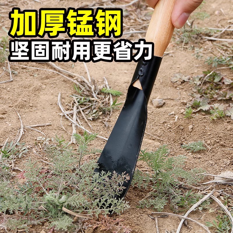 挖野菜神器挖蒜的小铲子挖土专用园艺除草工具不锈钢铁铲种花拔草