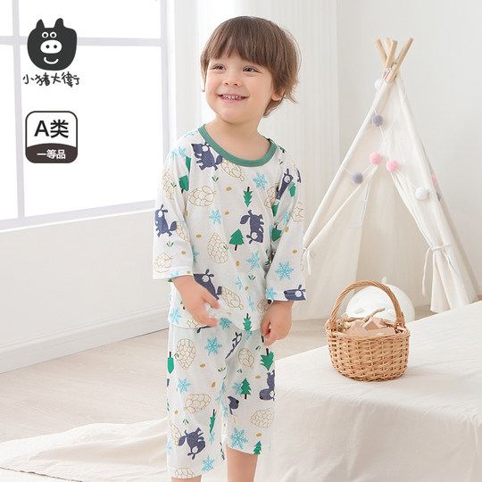 Piggy David 100% cotton summer suit home wear