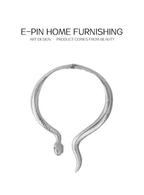 E-Pin 逸品家居梳妆台样板房软装复古金色挂画台灯设计搭配摆件