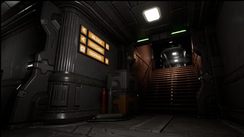 Sci-fi Spaceship and Space Colony Interio宇宙飞船内部场景UE5 - 图3
