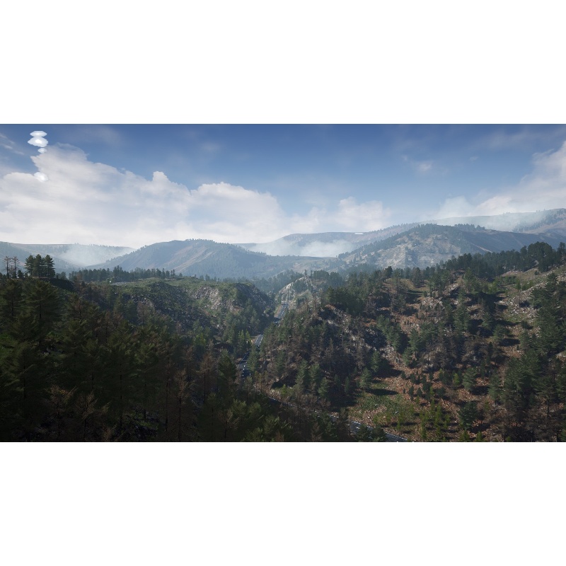 UE5UE5 UE4 Stone Pine Forest 森林公路道路树林场景4.27 5.0 - 图3