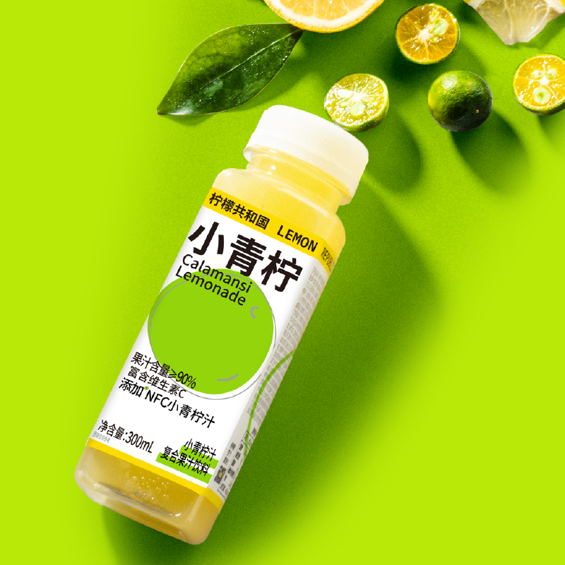 【百补】柠檬共和国小青柠汁柠檬水果汁饮料酸爽网红解腻饮品,淘宝优惠券,粉丝福利购,淘宝优惠卷
