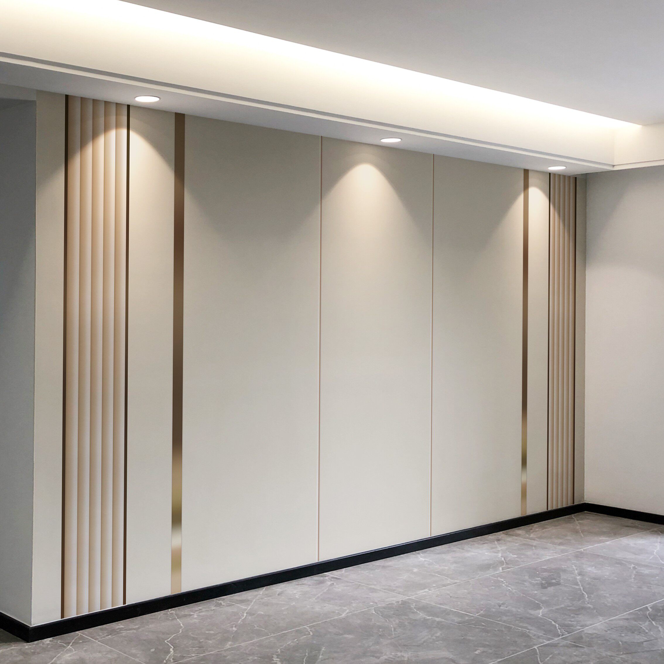 竹木纤维护墙板电视背景墙装饰2023新款北欧卧室客厅简约集成墙板