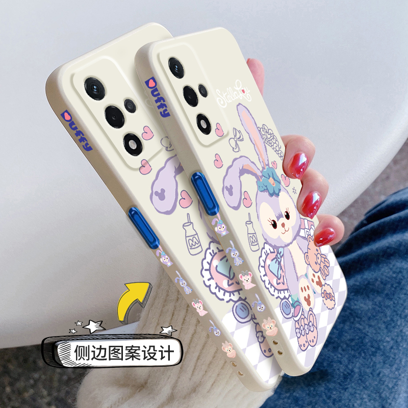 星黛露OPPO A93S手机壳液态硅胶oppoa93s全包镜头5g防摔手机套新款直边潮牌男女超薄可爱情侣外壳高级感软壳 - 图2