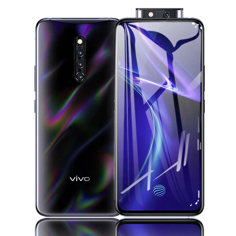 vivoX27pro钢化膜x27原装X30手机膜vivo全屏覆盖X30pro防蓝光无白边5G全包边por防摔防指纹刚化玻璃保护贴膜-图3