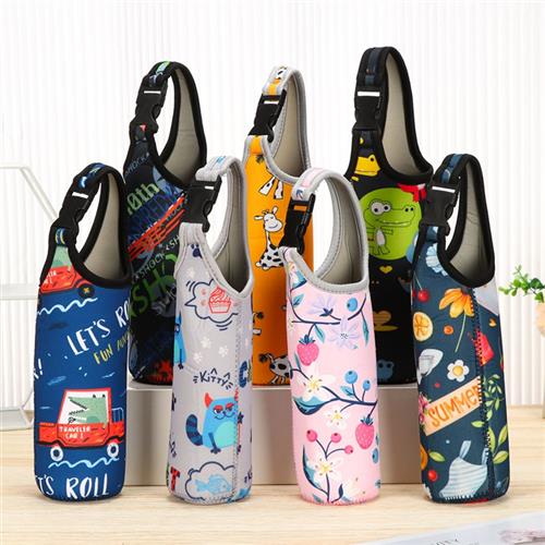 1PC Portable Sport Water Bottle Cover Insulator Sleeve Bag C - 图1